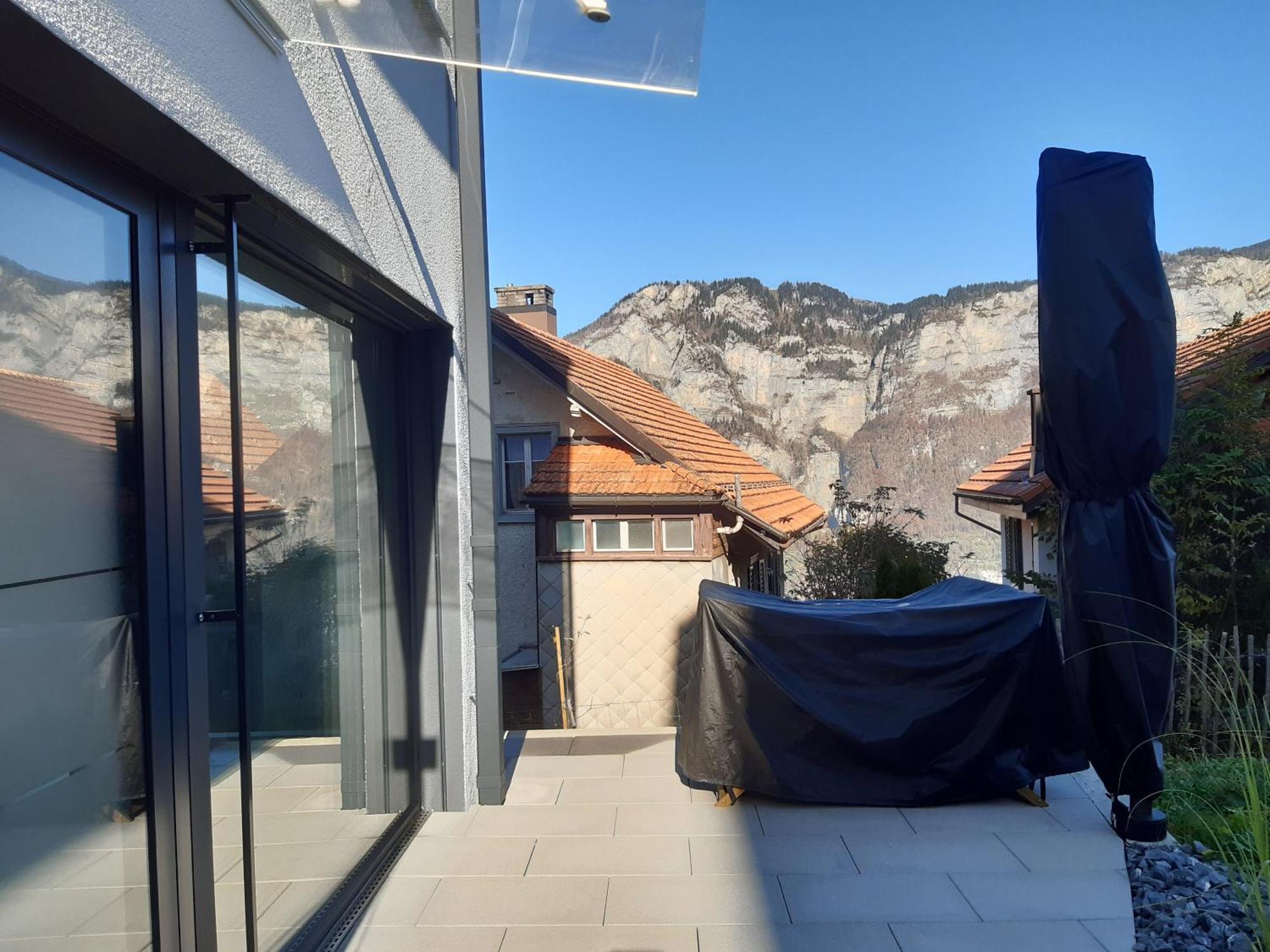 Apartment Panorama Am Walensee In Neubau-Villa Obstalden Extérieur photo